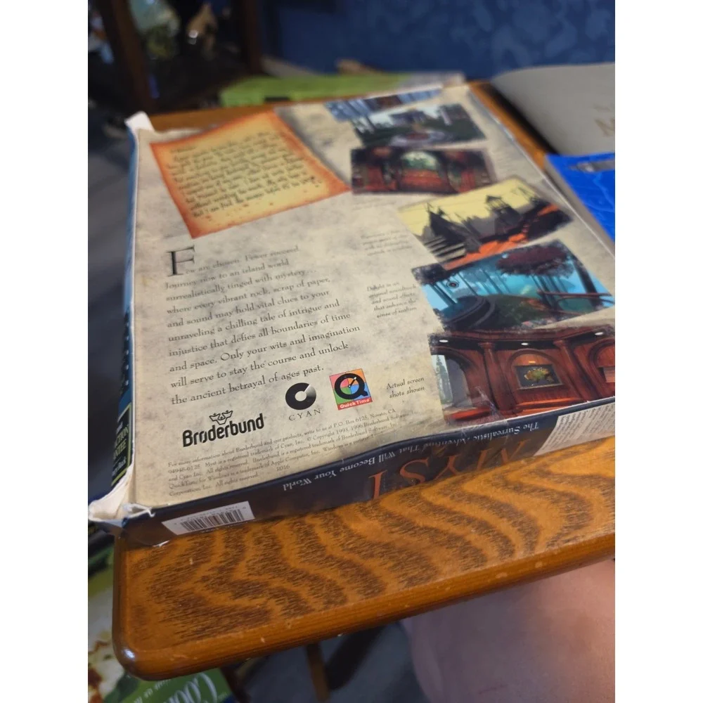 Vtg  MYST Big Box PC Factory  Windows 95